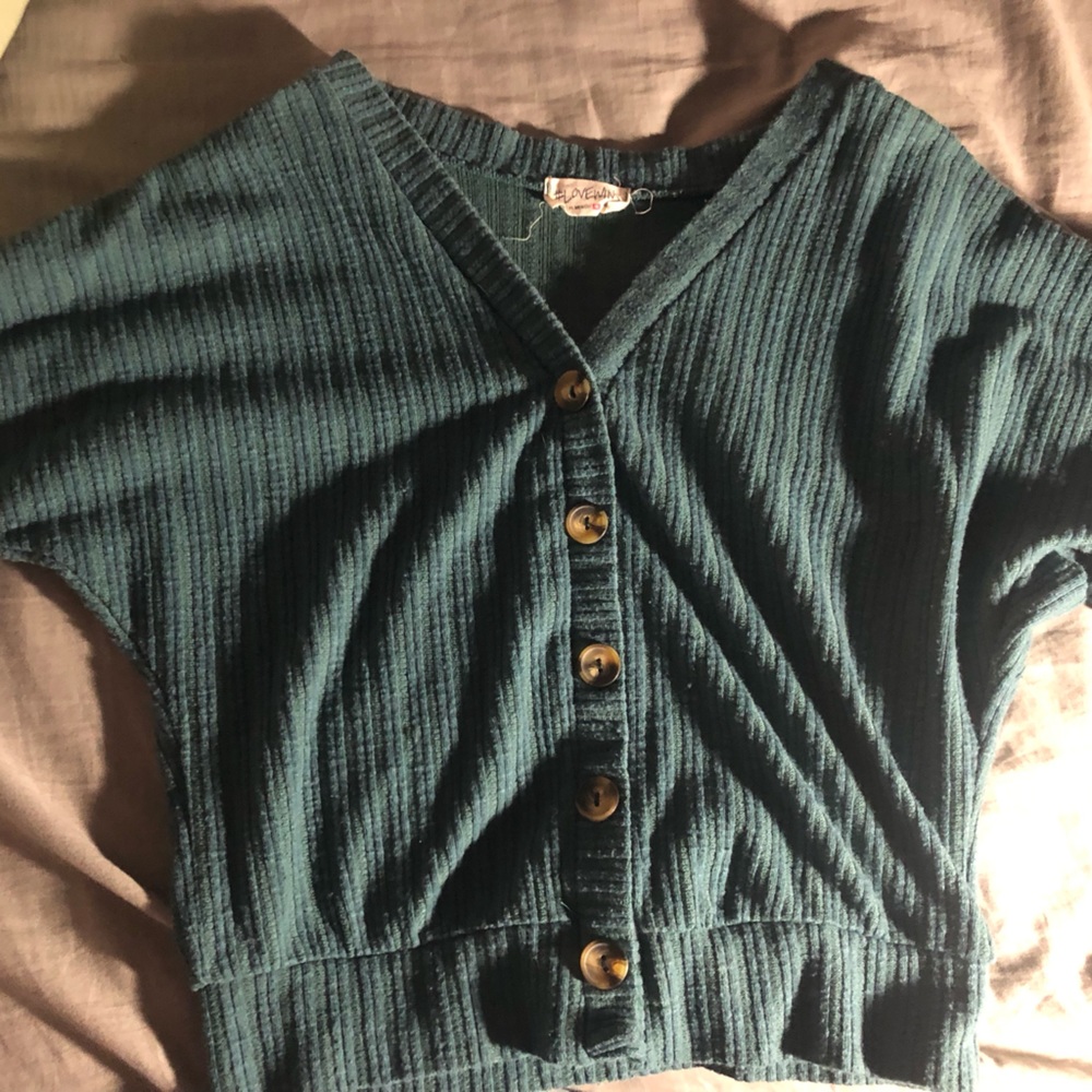 Green Sweater Size M